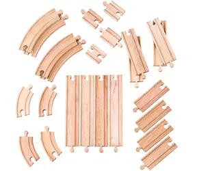 Bigjigs Rail Dřevěné koleje set 24 dílů / od 3 let