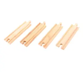Bigjigs Rail Střední rovné koleje 16cm 4ks / od 3 let