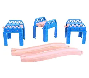 Bigjigs Rail Dřevěné koleje set mostní konstrukce / od 3 let