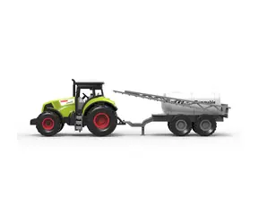RAPPA - Traktor plastový se zvukem a světlem s vlečkou na postřik / od 3 let