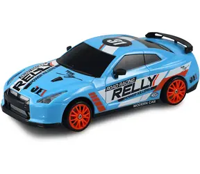 Amewi Drift Sport Car 4WD modrá / RC auto / 1:24 / RTR / dálkové ovládání / 2.4GHz / 500mAh 3.7V Li-Ion