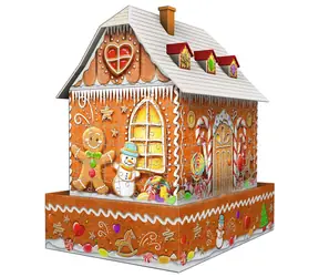 Ravensburger 3D Puzzle Perníková chaloupka / 216 dílů / 19 x 29.5 x 27.5 cm / od 8 let  