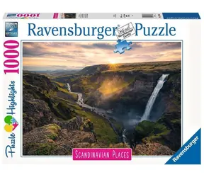 Ravensburger Vodopád Haifoss / 1000 dílků / od 14 let