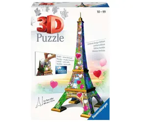 Ravensburger 3D Puzzle Eiffelova věž Love edice / 216 dílků / od 10 let