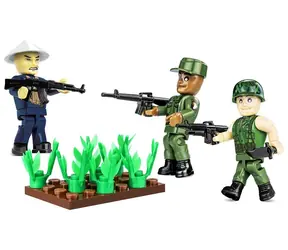 COBI 2047 Figurky vojáků Vietnamská válka / 30 dílů  / 3 figurky / od 5 let