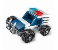 Qman Hyperfunction Tactical Unit 2101-4 Policejní Hammer 3v1 / Stavebnice / 31 dílků / od 6 let