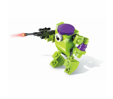 Qman Hyperfunction Tactical Unit 2101-5 Robot Troops 3v1 / Stavebnice / 28 dílků / od 6 let
