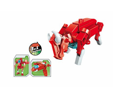 Qman Multivariant Combat Team 2103-4 Divoký býk 3v1 / Stavebnice / 35 dílků / od 6 let