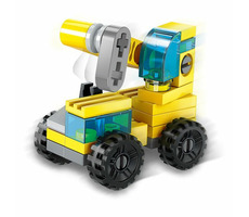 Qman Squros Extreme Changeable 2102-4 Jeřáb Tai 3v1 / Stavebnice / 31 dílků / od 6 let