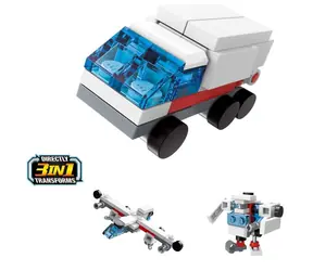 Qman Trans Collector 3v1 2104-7 Záchranářské auto Carrier 3v1 / Stavebnice / 39 dílků / od 6 let