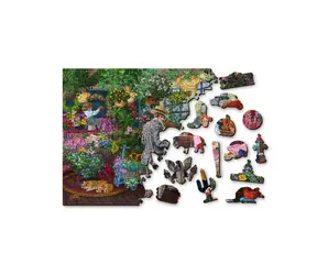 Wooden City 3D Puzzle Květinářství 2v1 / 400 dílů / od 8 let