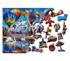 Wooden City 3D Puzzle Poklidné cestování L / 300 dílů / od 8 let