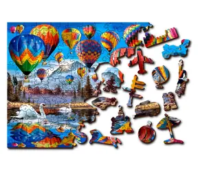 Wooden City 3D Puzzle Poklidné cestování L / 300 dílů / od 8 let