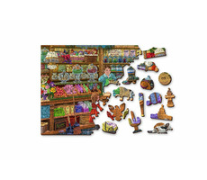 Wooden City 3D Puzzle Sladký svět L / 400 dílů / od 8 let