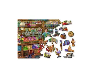 Wooden City 3D Puzzle Sladký svět L / 400 dílů / od 8 let