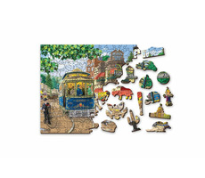 Wooden City 3D Puzzle Viktoriánská ulice L / 400 dílů / od 8 let