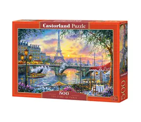 Castorland 53018 Čas na čaj v Paříži / 500 dílků / od 9 let