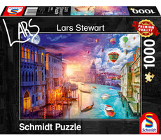 SCHMIDT Puzzle Den a noc: Benátky / 1000 dílků / od 12 let