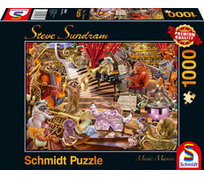SCHMIDT Puzzle Hudební mánie / 1000 dílků / od 12 let