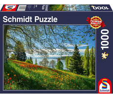 SCHMIDT Puzzle Pole tulipánů - Ostrov Mainau / 1000 dílků / od 12 let