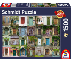 SCHMIDT Puzzle Koláž dveří / 1500 dílků / od 12 let
