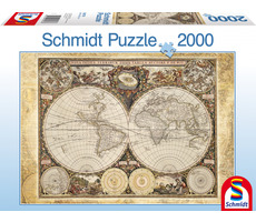 SCHMIDT Puzzle Historická mapa světa / 2000 dílků / od 12 let