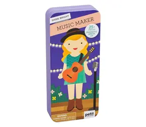 Petit Collage Magnetické puzzle Muzikantka / od 3 let