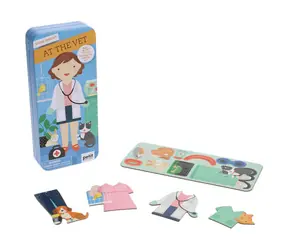 Petit Collage Magnetické puzzle Veterinářka / od 3 let