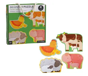 Petit Collage První puzzle zvířátka z farmy / od 2 let