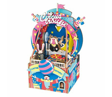 RoboTime 3D skládačka hrací skříňky Malý cirkus / od 14 let / 92 dílků / Obtížnost: střední