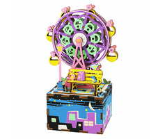 RoboTime 3D skládačka hrací skříňky Malý kolotoč / od 14 let / 69 dílků / Obtížnost: střední