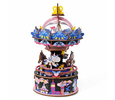 RoboTime 3D skládačka hrací skříňky Veselý kolotoč / od 14 let / 174 dílků / Obtížnost: střední