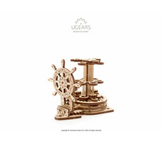 Ugears 3D dřevěné mechanické puzzle Organizér na psací potřeby / od 14 let / 51 dílků / Obtížnost: jednoduchá
