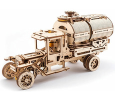 Ugears 3D dřevěné mechanické puzzle UGM-11 Náklaďák s cisternou / od 14 let / 594 dílků / Obtížnost: vysoká