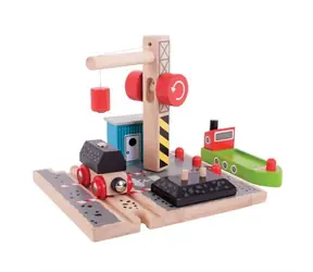 Bigjigs Rail Uhelný dok s jeřábem / od 3 let 