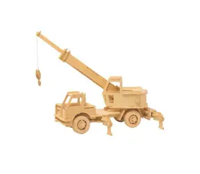 Woodcraft Dřevěné 3D puzzle jeřáb / od 6 let 