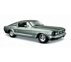 Maisto Ford Mustang GT 1967 šedá / měřítko 1:24 / od 3 let