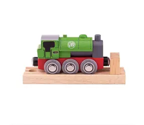Bigjigs Rail Dřevěná lokomotiva GWR zelená / od 3 let