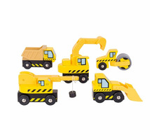 Bigjigs Rail Stavební stroje / od 3 let