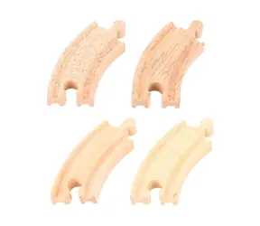 Bigjigs Rail Krátká kruhová kolej 10 cm 4 ks  / od 3 let