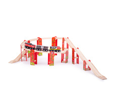 Bigjigs Rail Víceúrovňový set kolejí / od 3 let