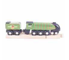 Bigjigs Rail Dřevěná replika lokomotiva Eisenhower / od 3 let