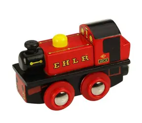 Bigjigs Rail Dřevěná replika lokomotivy EHLR Jack / od 3 let