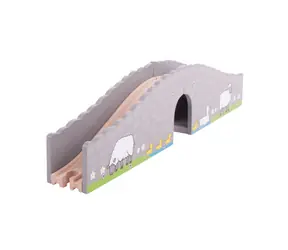 Bigjigs Rail Farma most s tunelem / od 3 let