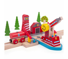 Bigjigs Rail Hasiči mořští záchranáři / od 3 let
