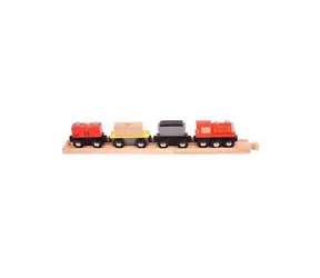 Bigjigs Rail Nákladní vlak + koleje / od 3 let