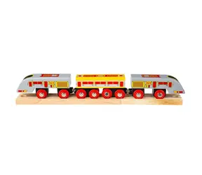 Bigjigs Rail Rychlík Eurostar + 3 koleje / od 3 let