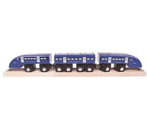 Bigjigs Rail Rychlík High Speed 1 modrý / od 3 let