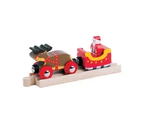 Bigjigs Rail Santovo spřežení + kolej / od 3 let