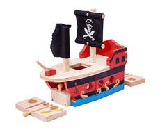 Bigjigs Rail Pirátská galéra / od 3 let